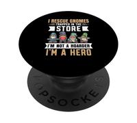 Salvo gli gnomi intrappolati nel negozio Non sono un accaparratore PopSockets PopGrip Adesivo