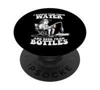 SALVO I PESCI DALL'ACQUA E LA BIRRA DALLE BOTTIGLIE PopSockets PopGrip Adesivo