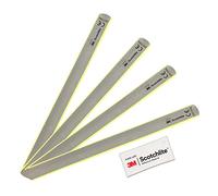 Salzmann Braccialetto Schiaffo Riflettente - Polsino Riflettente per Jogging e Ciclismo - Realizzato con 3M Scotchlite