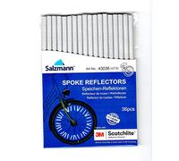 Salzmann Copri Raggi Catarifrangenti per Bicicletta - Riflettori per Biciclette - Realizzati con Materiale Riflettente 3M Scotchlite