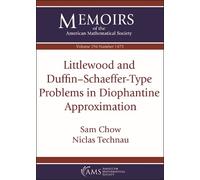 Sam Chow Niclas Littlewood and Duffin-Schaeffer-Type Problems in Dio (Tascabile)