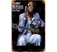 Sam Cooke Having A Party Bobby Womack The Poet Dj Poster Elettronico Retro Metallo Tin Vintage Segno 30 X 20 Pollici Casa Bar Man Grotta Decorazione Della Parete
