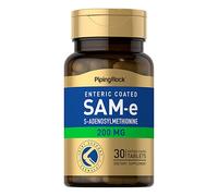 SAM-e 200 mg, 30 schede rivestite enteriche salute del cervello, buon umore,