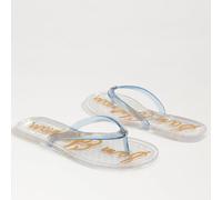 Sam Edelman Dean Gelatina Blu Trasparente Sandalo Infradito Donna US Taglie 5-11