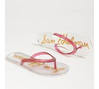 Sam Edelman Dean Gelatina Trasparente Rosa Sandalo Infradito Donna US Taglie