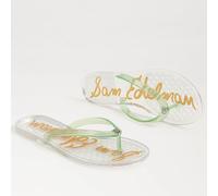 Sam Edelman Dean Gelatina Trasparente Verde Sandalo Infradito Donna US Taglie
