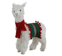 Sam Edelman- Edelman-Lama Bianca con setole di Natale, Decorazioni e Oggetti, Multicolore, 8718861657951