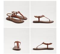 Sam Edelman Gigi Kona pelle Marrone Cinturino Alla Caviglia Sandali Donna USA