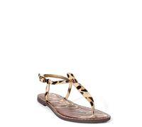 Sam Edelman Gigi Leopardo Nude Pelle Cinturino Alla Caviglia Sandali Donna 5-12