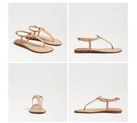 Sam Edelman Gigi pelle Naturale Caviglia Cinturino Sandali Donna USA Taglie 6-10