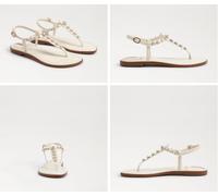 Sam Edelman Gigi Perla Porcellana Caviglia Cinturino Sandali Donna USA Taglie