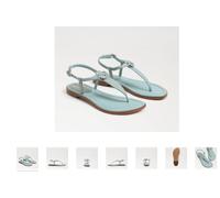 Sam Edelman Gigi Sigillo Tide Blu Caviglia Cinturino Sandali Donna USA Taglie