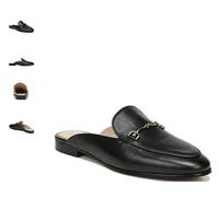 Sam Edelman Linnie Nero Pelle Slip-On Mule Flat Donna Taglie 6-11/Nuovo