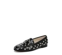 Sam Edelman Loraine Mocassini Donna, Borchia in vernice nera, 5