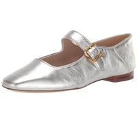 Sam Edelman Shoes for Women - Michaela Mary Jane Flat, Soft Silver, 36.5 EU