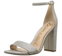 Sam Edelman Yaro, Sandali con Tacco Donna, Mesh Glam Dorato Chiaro, 41 EU