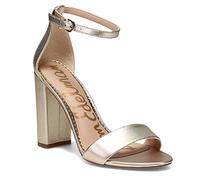 Sam Edelman Yaro, Sandali con Zeppa Donna, Jute Metallic Leather, 39 EU
