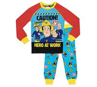 Sam il Pompiere Pigiama per Ragazzi Vestibilitta Stretta Multicolore 3-4 Anni