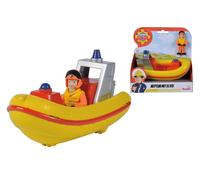 Sam Il Pompiere: Simba Toys - Gommone Neptune Cm.17 Con Personaggio Elvis -
