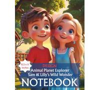 Sam & Lilly’s Wild Wonder - Explorer Notebook: Designed Pages Lined Composition Notebook 8.5 x 11 in - School notes, fun facts, drawings, and creative writing: Inspired by the Animal Planet Explorer Fun Facts series of SuperHeroesSquad
