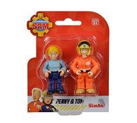 Simba 109252585 Fireman Double Set, 2 Assorted Compartments, Only One Item, Sam