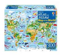 Sam Smith Atlas and Jigsaw Map of the World (Tascabile) Usborne Book and Jigsaw