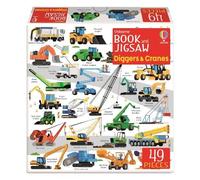 Sam Smith Usborne Book and Jigsaw Diggers and Cranes (Tascabile)