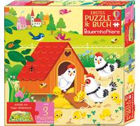 Sam Taplin Fede Erstes Puzzle & Buch: Bauernhoftiere: drei 9-teilige (Tascabile)