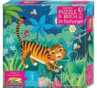 Sam Taplin Federica Iossa Erstes Puzzle & Buch: Im Dschungel (Tascabile)