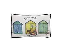 Sam Toft Cuscino Rettangolare, 30 x 50 cm, 100% Cotone, con Imbottitura in Piuma D'Anatra (Visiting Friends) - Merchandise Ufficiale