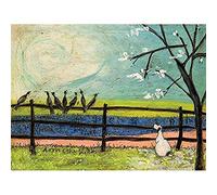 Sam Toft Gran Day Out, 60 x 80 cm, Doris e Print Birdies Canvas