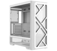 SAMA Custodia per PC Mid-Tower S41, ventole ARGB da 4 × 120 mm, HUB ARGB preinstallato, vetro temperato da 4 mm, porte USB 3.1 Type-C e USB 3.0, 7 slot, supporta ATX/M-ATX/ITX, raffreddamento ad acqua