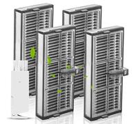Samamoca 4 accessori per filtri Hepa per Dreame L10s Pro Ultra Heat、X40 ultra complete、L10s Ultra Gen 2、X30 Ultra、X30 Pro Plus、X30 Pro Ultra, aspirapolvere robot, lavabile e riutilizzabile