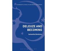 Samantha Bankston Deleuze and Becoming (Tascabile)