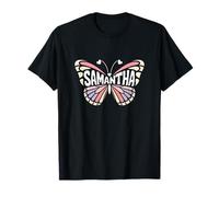 Samantha Butterfly - Personalizzato Carino Nome Word Art Maglietta