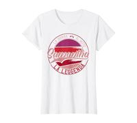 Samantha La Donna Il Mito la Leggenda Maglietta, Donna, Bianco, S