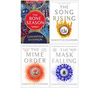 Samantha Shannon Bone Season Series 4 Books Collection Set (The Bone Season, The Mime Order, The Song Rising, The Mask Falling)