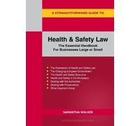 Samantha Walker A Straightforward Guide to Health and Safety (Tascabile)