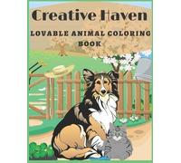 Samar Samar Creative Haven Lovable animal Coloring Book (Tascabile)