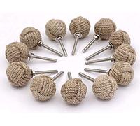 Samara Nautical - Set di 12 pomelli per porta annodati in corda di iuta
