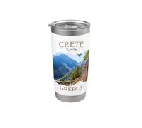 Samaria Gorge Hiking Chania Creta Isola greca Creta Grecia Bicchiere termico in acciaio inox doppia parete