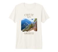Samaria Gorge Hiking Chania Creta Isola Greca Creta Grecia Maglietta Premium