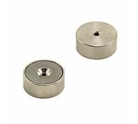 25mm Dia X 10mm (m4 Filo) Samarium Magnete In Cobalto - 17kg Tirare