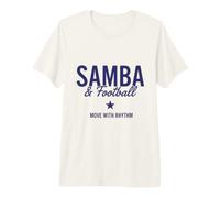 Samba e Calcio Si muovono con Il Ritmo Fan del Calcio 2026 Maglietta Premium