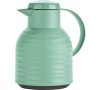 EMSA Samba N4010800 Caraffa Termica, 1 Liter, Plastica Vetro, Wave, Acciaio Inossidabile, Onda Menta