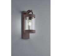 Sambesi applique led da esterno lanterna con sensore crepuscolare metallo ruggin