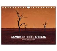 SAMBIA IM HERZEN AFRIKAS (Wandkalender 2026 DIN A4 quer), CALVENDO Monatskalender: Eine Reise durch das wilde Sambia