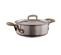 Sambonet 51909-70 1965 - Pentola vintage in acciaio INOX anticato