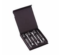Sambonet 52550C31 Living - Set 6 forchette in Acciaio Inox 18 x 10 cm