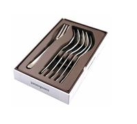Sambonet 52553A55 Taste, Set di Forchette da Dessert, Forchette Dolce Monoblocco in Acciaio inox 18/10, Lavabile in Lavastoviglie, 6 pezzi